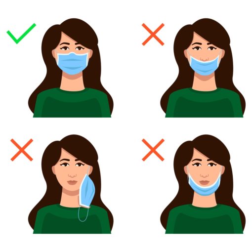 Mund-Nasen-Schutzmaske