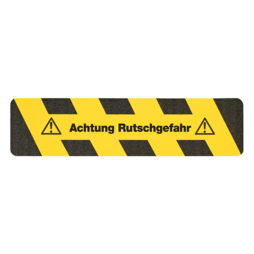 m2-Warnmakierung mit Text Streifen